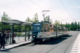 Potsdam sporvognslinje 90 med ledvogn 150 ved S Hauptbahnhof (2004)