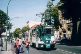 Potsdam sporvognslinje 92 med ledvogn 142 ved Rathaus (2004)