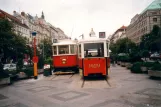 Prag motorvogn 2077 på Václavské Náměstí, Café Tramvaj (2001)