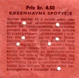 Rabatbillet til Københavns Sporveje (KS), bagsiden (1963)