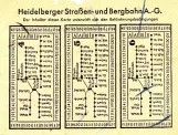 Rabatbillet til Rhein-Neckar-Verkehr in Heidelberg (RNV), bagsiden (1938)