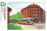 Receptkuvert: København sporvognslinje 5 ved Brønshøj (1996)