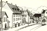 Receptkuvert: Odense Skibhuslinie på Skibhusvej (1932)
