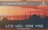 Rejsekort til Metro Istanbul, forsiden (2017)