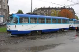 Riga motorvogn 30493 i krydset Krišjāņa Barona iela/Elizabetes iela (2012)