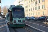 Rom sporvognslinje 2 med lavgulvsledvogn 9012 ved Pinturicchio (2009)