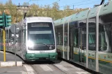 Rom sporvognslinje 8 med lavgulvsledvogn 9201 på Viale Trastevere (2010)