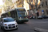 Rom sporvognslinje 8 med lavgulvsledvogn 9239 ved Trastevere/Pascarella (2010)