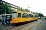 Rotterdam sporvognslinje 3 med ledvogn 841 ved Stadhoudersplein (2002)