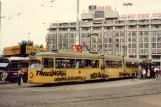 Rotterdam sporvognslinje 4 med ledvogn 362 ved Centraal (1981)