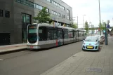 Rotterdam sporvognslinje 7 med lavgulvsledvogn 2136 ved Westerstraat (2014)