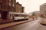 Saint-Étienne sporvognslinje T1 med motorvogn 527 ved Terrasse (1981)