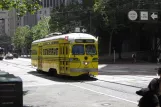 San Francisco F-Market & Wharves med motorvogn 1057 på Market Street (2010)