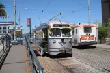 San Francisco F-Market & Wharves med motorvogn 1060 på Railway Museum (2010)