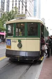 San Francisco F-Market & Wharves med motorvogn 162 ved Market Street & Kearny Street (2010)