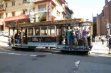 San Francisco kabelbane California med kabelsporvogn 50 på California Street (2010)