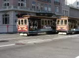 San Francisco kabelbane California med kabelsporvogn 52 på California Street (2009)