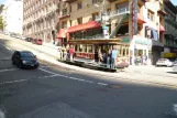 San Francisco kabelbane California med kabelsporvogn 56 på California Street (2010)
