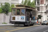 San Francisco kabelbane Powell-Hyde med kabelsporvogn 10 på Market & 5th (2010)