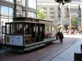 San Francisco kabelbane Powell-Hyde med kabelsporvogn 20 ved Powell & Market (2009)