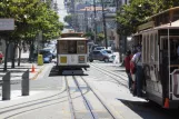 San Francisco kabelbane Powell-Mason med kabelsporvogn 11 på Taylor St (2010)