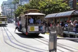 San Francisco kabelbane Powell-Mason med kabelsporvogn 11 ved Market & Powell (2010)