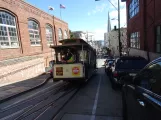 San Francisco kabelsporvogn 3 på Washington Street (2023)