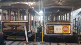 San Francisco kabelsporvogn 56 inde i remisen Washington Street & Mason Street (2019)