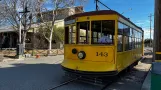 San Jose, California History Park linje med motorvogn 143  (2022)