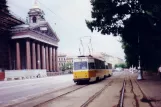 Sankt Petersborg sporvognslinje 31 med motorvogn 9444 på Admiralteyskiy Prospekt (1992)