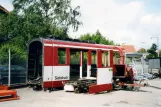 Skjoldenæsholm ledvogn 73 på opstillingssporet ved Holbæk Privatbaner (2003)