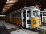 Skjoldenæsholm ledvogn 890 under restaurering Sporvejsmuseet (2023)