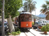 Sóller sporvognslinje med motorvogn 23 på Carrer de la Marina (2013)