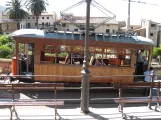 Sóller sporvognslinje med motorvogn 23 på Carretera Puerto Sóller (2013)