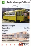 Spillekort: Bremen arbejdsvogn AT 6 foran remisen BSAG - Zentrum (2006)