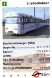 Spillekort: Bremen ledvogn 3720 i BSAG - Zentrum (2006)