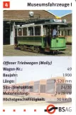 Spillekort: Bremen motorvogn 49 "Grüne Minna" foran Sebaldsbrück (2006)