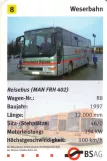 Spillekort: Bremen Reisebus (MAN FRH 402) (2006)