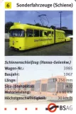 Spillekort: Bremen slibevogn 3985 i BSAG - Zentrum (2006)