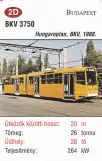 Spillekort: Budapest lavgulvsledvogn 3750 (2014)