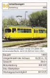 Spillekort: Karlsruhe arbejdsvogn 489 Arbeitswagen Schleizug (2002)