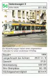Spillekort: Karlsruhe sporvognslinje 6 med lavgulvsledvogn 225 på Kaiserstraße (2002)