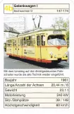 Spillekort: Karlsruhe sporvognslinje 6 med ledvogn 152 Gelenkwagen I (2002)