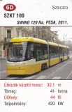 Spillekort: Szeged lavgulvsledvogn 100 (2014)