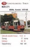 Spillekort: Toruń motorvogn 271 (2014)