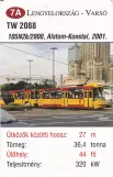 Spillekort: Warszawa sporvognslinje 9 med motorvogn 2088 på Marszałkowska (2014)