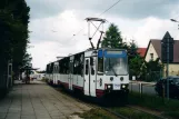 Stettin sporvognslinje 8 med motorvogn 759 ved Kwiatowa (2004)