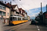 Stuttgart sporvognslinje 15 med ledvogn 426 ved Salzwiesenstr. (2007)
