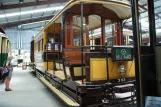 Sydney motorvogn 393 i Sydney Tramway Museum (2015)