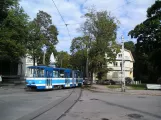 Tallinn sporvognslinje 1 med ledvogn 66 på J. Poska (2006)
